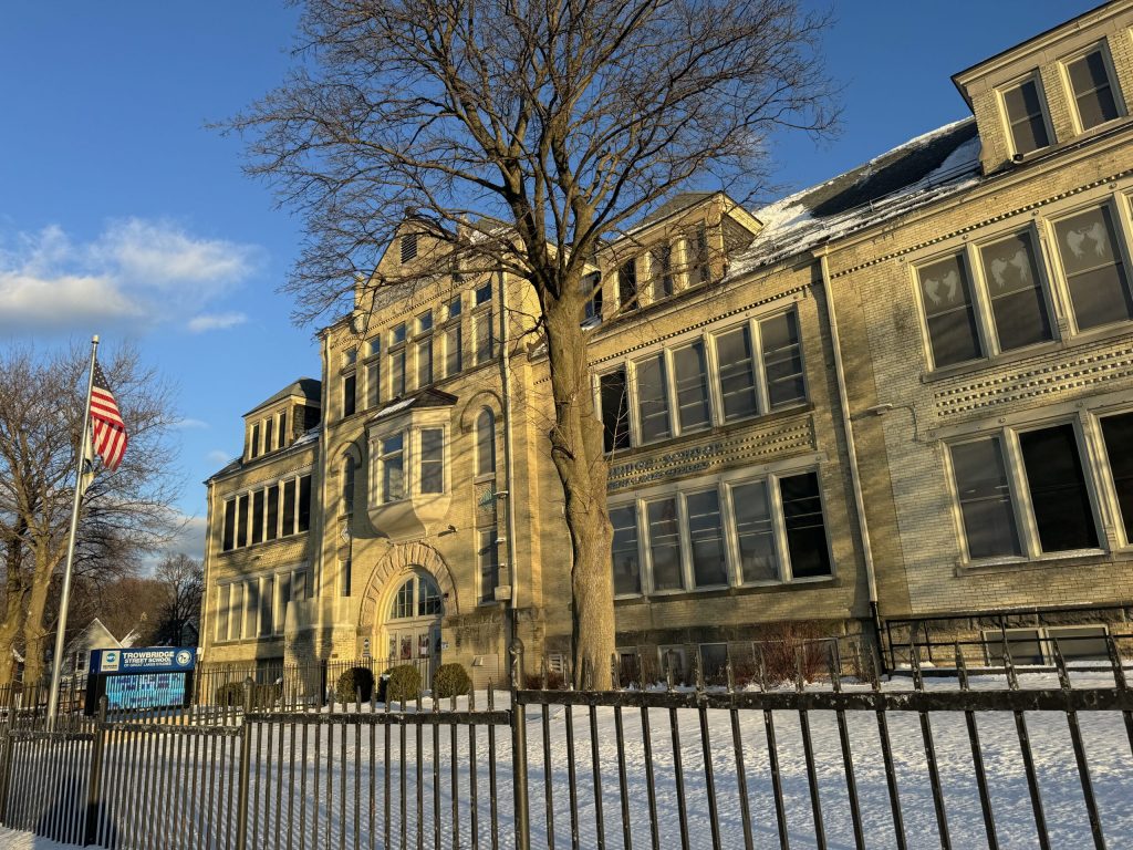 Trowbridge School of Great Lake Studies is seen here on Thursday, Feb. 20, 2025. Evan Casey/WPR