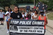 Protesters march in Milwaukee calling for more community control of the police. (Photo by Isiah Holmes/Wisconsin Examiner)