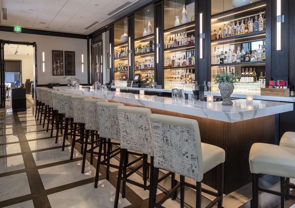 Main bar at Bacchus. Photo courtesy of The Bartolotta Restaurants.