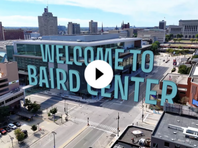 Visit Milwaukee Launches Immersive Tour of Expanded Baird Center Using Drone Technology