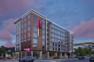 The Moxy Milwaukee Deer District hotel. Rendering by Gary Brink & Associates.