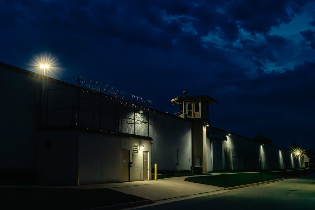 Waupun Correctional Institution in southeast Wisconsin has become synonymous with the state’s corrections troubles, including severe staff shortages and inmate deaths. Photo taken Aug. 6, 2023. Jamie Kelter Davis for The New York Times