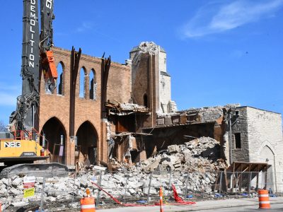 Friday Photos: 95-Year-Old Church Demolished on South Side