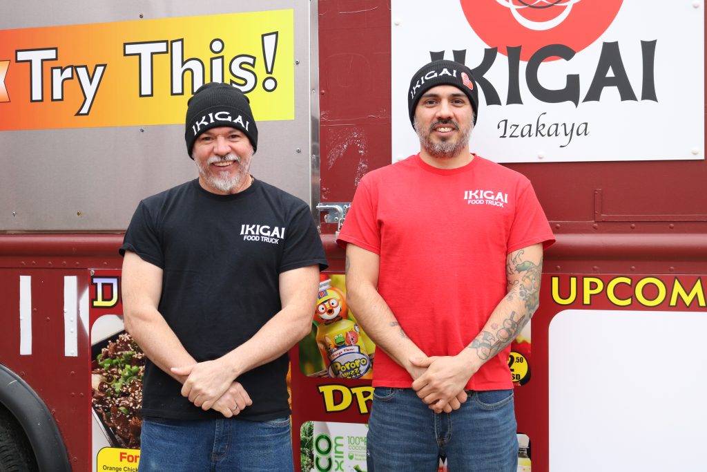 Ivan (left) and Oscar Rubio Gutierrez, owners of Ikigai Izakaya and In-Yun. Photo taken March 19, 2025 by Sophie Bolich.