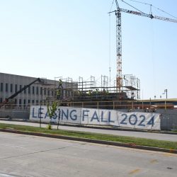 Michigan Street Commons Construction. Photo taken Aug. 4, 2023 by Jeramey Jannene. All Rights Reserved.