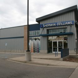 Sherwin Williams at 1212-1278 S. 1st St.. Photo taken Aug. 13, 2022 by Jeramey Jannene. All Rights Reserved.