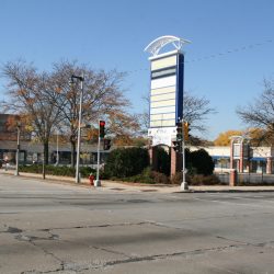 Harley-Davidson Headquarters and Harley-owned, empty shopping center. Photo taken Oct. 22, 2022 by Jeramey Jannene. All Rights Reserved.