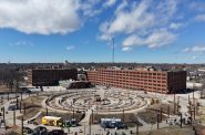 Harley-Davidson headquarters and Davidson Park. Photo by Jeramey Jannene.