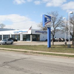 Post Office at 5995 N. Teutonia Ave.. Photo taken March 31, 2021 by Jeramey Jannene. All Rights Reserved.