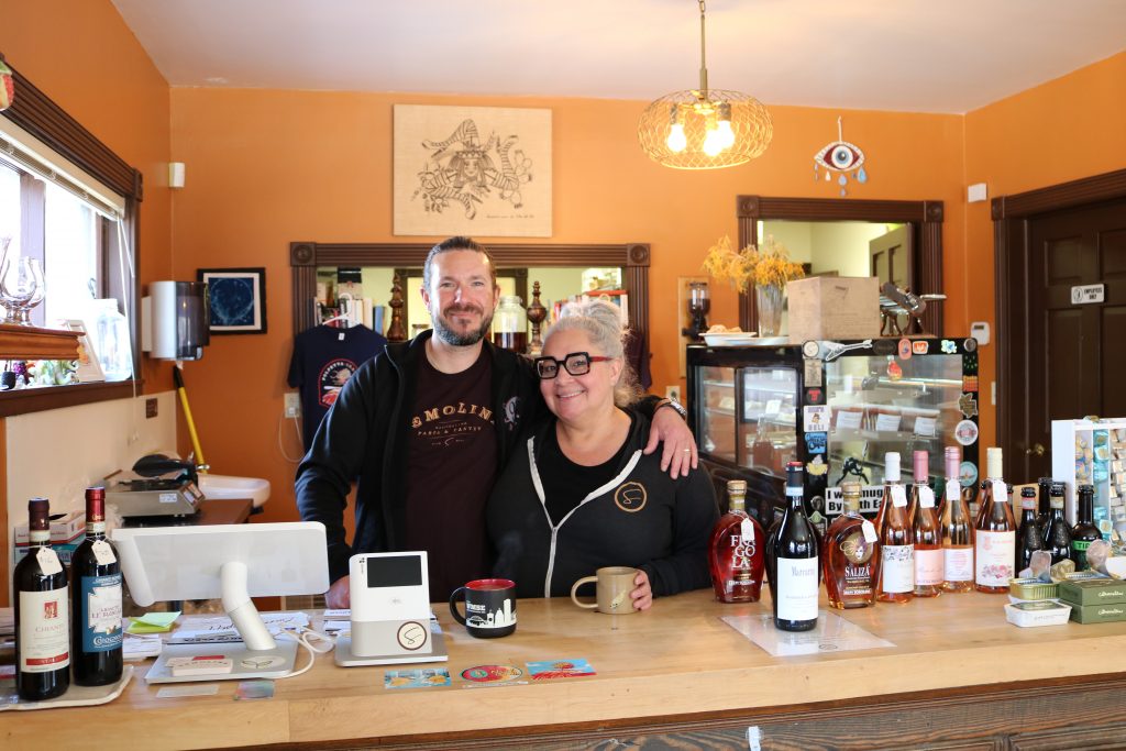Petra and Andy Orlowski, co-owners of Semolina MKE. Photo taken April 30, 2025 by Sophie Bolich.
