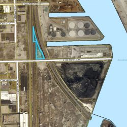 The highlighted site would be potentially purchased by the city as part of the Komatsu deal.

Image from Map Milwaukee/City of Milwaukee.