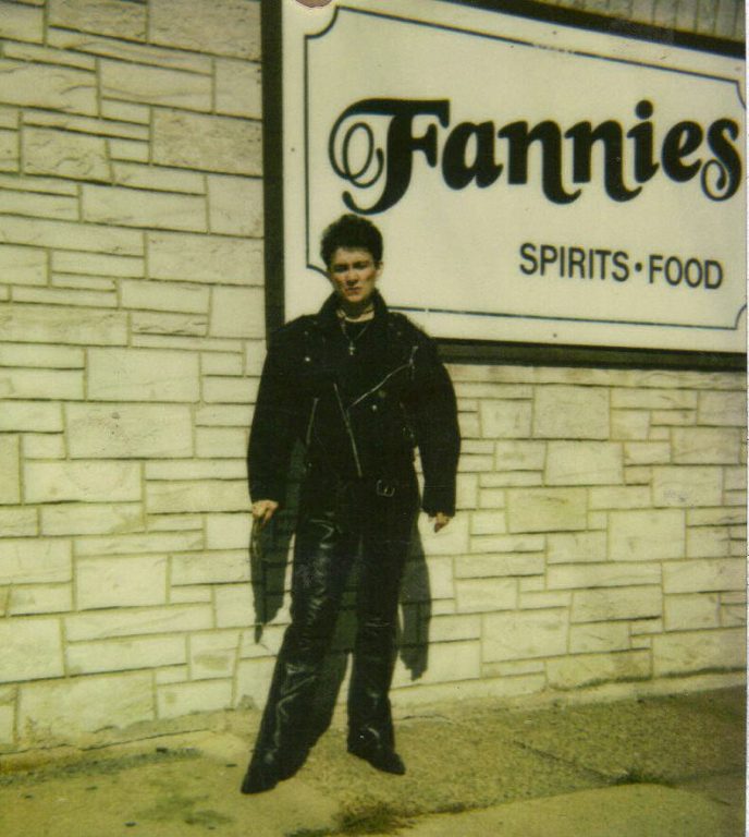 Owner Sharon Dixon poses in front of Fannie’s sometime in 1980s. Photo courtesy Sharon Dixon