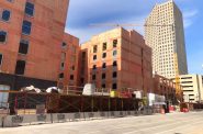 Construction of a Holiday Inn Express, Home2 Suites by Hilton and Tru by Hilton on N. Jefferson St.

Photo taken February 7th, 2020 by Jeramey Jannene. All Rights Reserved.