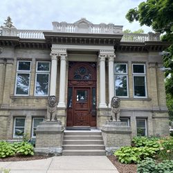 3209 W. Highland Blvd., Amelia and George Koch House. Photo taken July 10, 2021 by Cari Taylor-Carlson.