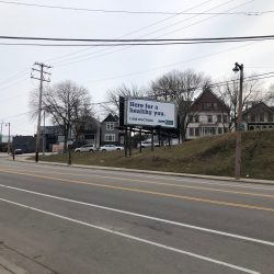 Site of a proposed five-story, 76-unit apartment building. Photo taken April 2nd, 2019 by Jeramey Jannene.