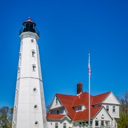 North Point Lighthouse, 2650 N. Wahl Ave. Photo by Dave Fidlin.