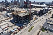 Construction of the Nature & Culture Museum of Wisconsin. Photo by Jeramey Jannene.