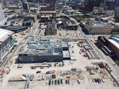 Friday Photos: New Deer District Concert Venue Takes Shape