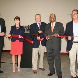 The ribbon cutting in the lobby of the Mercantile Lofts.

Photo taken July 14th, 2016 by Jeramey Jannene. All Rights Reserved.