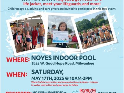 Celebrate National Water Safety Week with Free Water Safety Day at Noyes Pool
