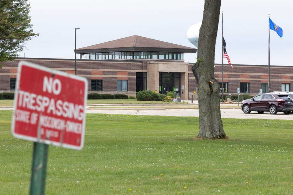 The Dodge Correctional Institution is shown on Aug. 29, 2024, in Waupun, Wis. Nicole Johnson says her boyfriend who is incarcerated at the prison is unable to receive funds to purchase supplemental foods due to the malfunctioning of the state’s privately run money transfer system. (Joe Timmerman / Wisconsin Watch)