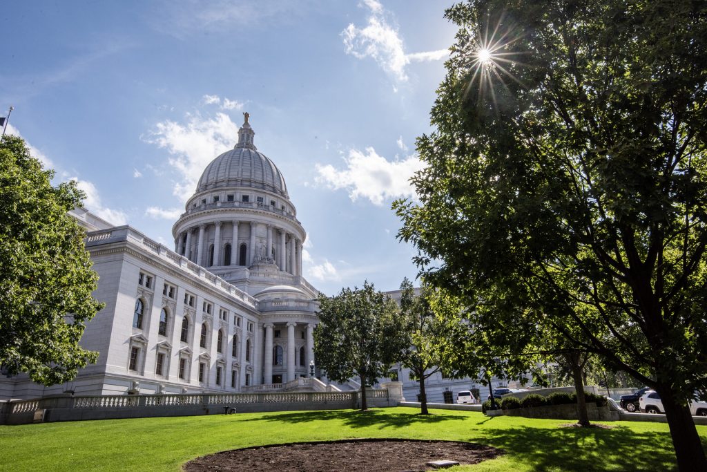 The Wisconsin State Capitol on Oct. 4, 2023, in Madison, Wis. Angela Major/WPR