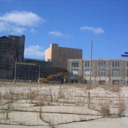 A shot of The Brewery before Zilber began rehabilitation and demolition work on much of the area. The area at this point was the decaying hulk of the former Pabst Brewery.

Photo taken by Jeramey Jannene on November 20th, 2006. All Rights Reserved.