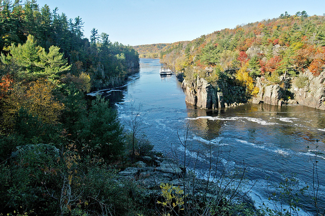 Fall scenery of the St. Croix River at Interstate State Park. Wisconsin Department of Natural Resources (CC BY-ND 2.0)