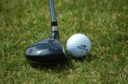 Fairway wood positioned near golf ball. https://www.flickr.com/photos/wkulicki/4010582747/, CC BY 2.0 , via Wikimedia Commons