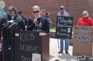 Kristen Payne, a member of Lead Safe Schools MKE. (Photo by Isiah Holmes/Wisconsin Examiner)