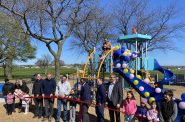 Mitchell Airport Park ribbon cutting. Photo taken May 8, 2025 by Graham Kilmer.