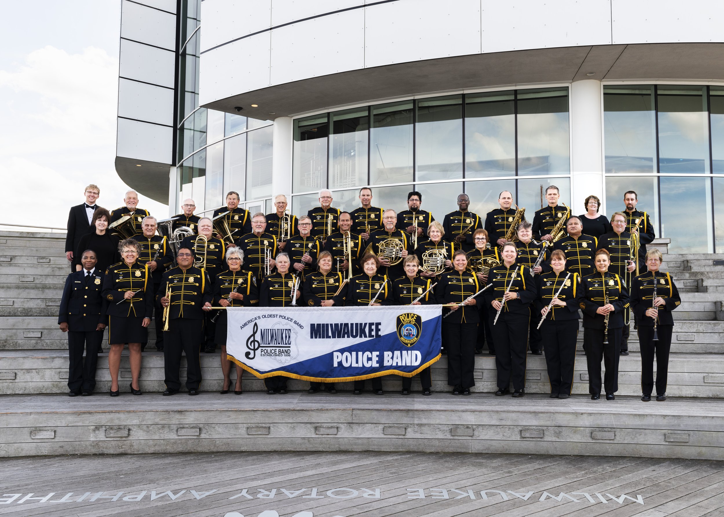 Milwaukee Police Band. Photo courtesy of the Marcus Performing Arts Center.