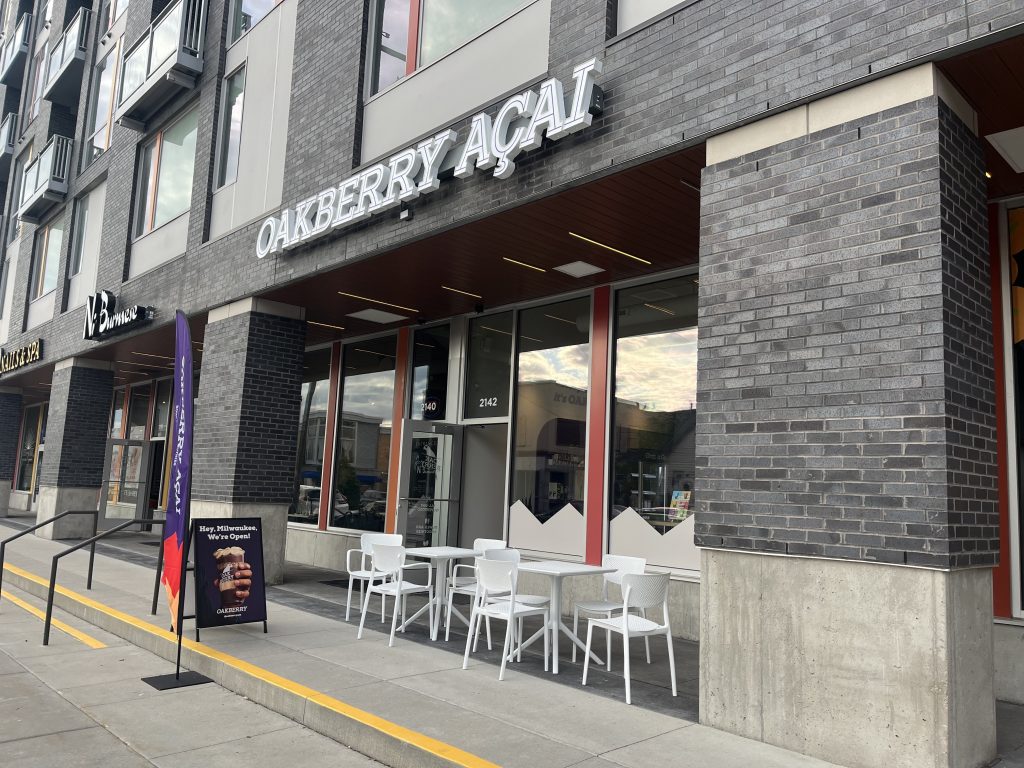 Oakberry Acai, 2142 S. Kinnickinnic Ave. Photo taken May 22, 2025 by Sophie Bolich.