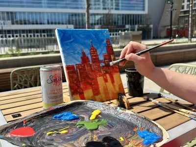 Splash Studio presents: Painting on the Plaza all summer long
