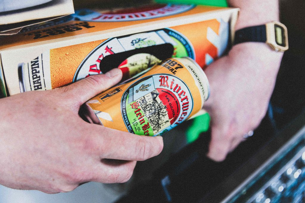 Riverwest Stein can. Photo courtesy of Lakefront Brewery.