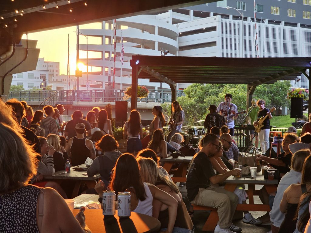 Riverwalk Commons Concert Series. Photo courtesy of the Milwaukee Public Market.