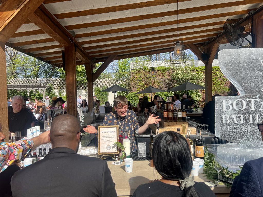 Ryan Castelaz of Agency at the 2024 Botanical Battle Royale. Photo courtesy of Ira Koplowitz.