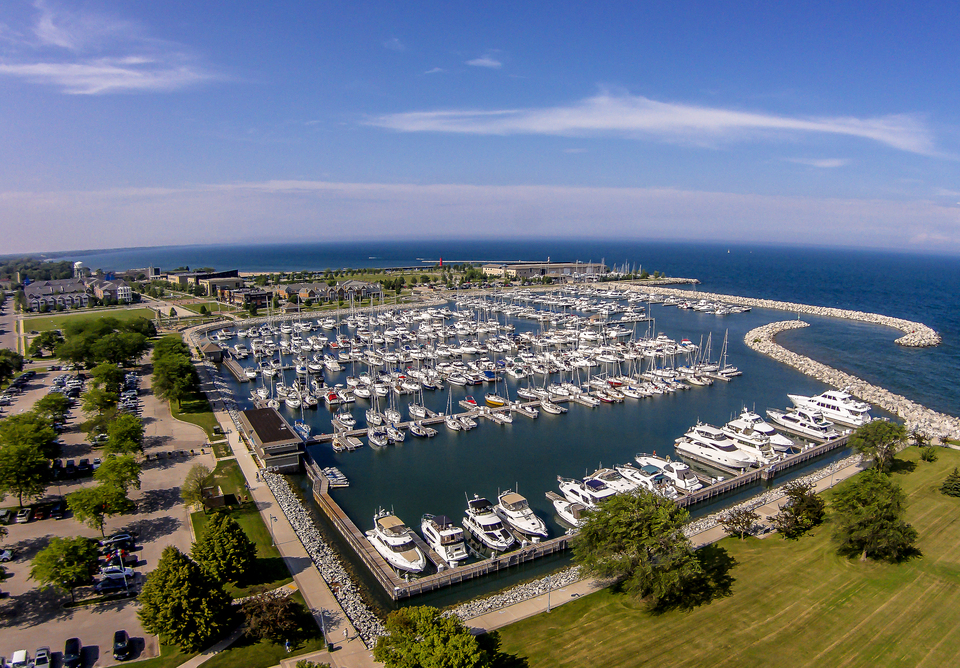 The Southport Marina in Kenosha is conducting more dredging due to lower water levels on Lake Michigan. Photo courtesy of Southport Marina