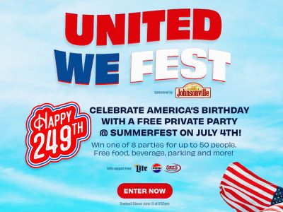 Summerfest and Johnsonville Announce Official Drink of Midwest Summer, United We Fest Giveaway, and Lineup