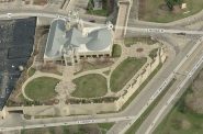 The Downtown Transit Center prior to its proposed demolition. The site is the proposed location for Barrett Visionary Development's The Courture.
