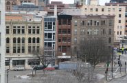 Buildings along the 800 block of N. Plankinton Ave.

Photo taken by Jeramey Jannene on January 28th, 2016. All Rights Reserved.