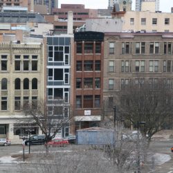 Buildings along the 800 block of N. Plankinton Ave.
Photo taken by Jeramey Jannene on January 28th, 2016. All Rights Reserved.