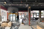 Crossroads Collective under construction. Photo taken September 26th, 2018 by Jennifer Rick.