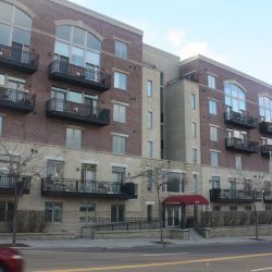 Lyon Court Condominiums. Photo taken December 15th, 2015 by Carl Baehr.