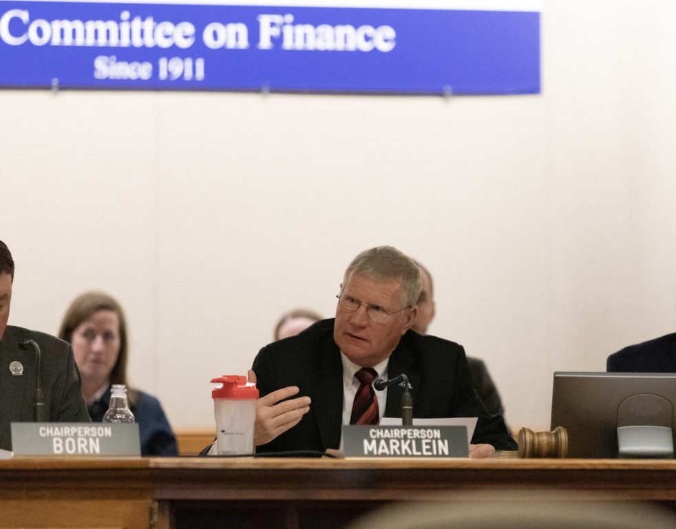 Sen. Howard Marklein, R-Spring Green, pictured in 2023, co-chairs the Legislature’s powerful budget committee. Amena Saleh/Wisconsin Watch