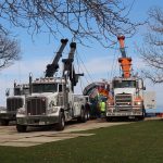 How a 50-Ton Marooned Boat Was Removed From The Lakefront