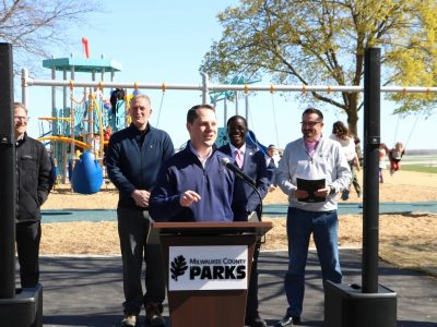 Airport Gardens Neighborhood Celebrates Opening of New Playground at Mitchell Airport Park