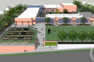 St. Marcus School's proposed design for Malcolm X Academy. Rendering courtesy of St. Marcus.