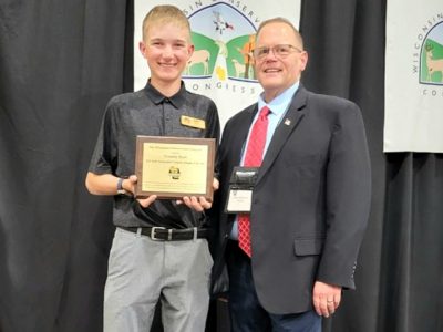 Wisconsin Conservation Congress Honors Youth Delegate Of The Year