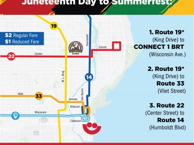 Take MCTS from Juneteenth Day Celebrations to Summerfest